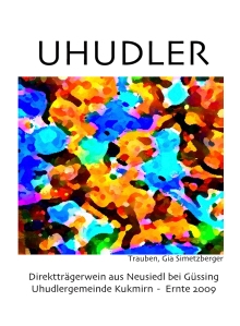 Uhudler-Weinetikett